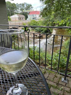 Waterfall on patio!