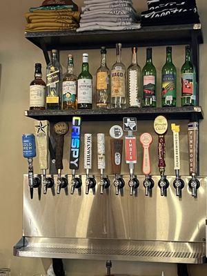 Beer on tap