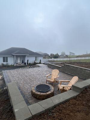 Paver patio