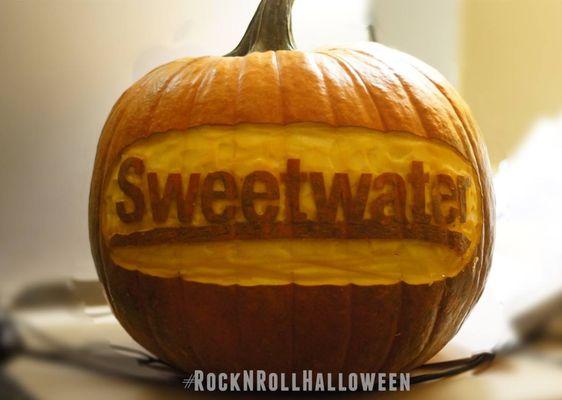 Yes, we are professional pumpkin carvers too! #Rocknrollhalloween #custompumpkins #pumpkincarving #rocknrollchef