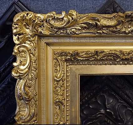 Custom frame restoration and historical accurate gilding