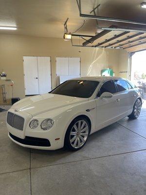 Bentley 5 year ceramic coating application & prep