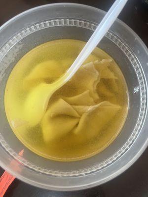 Delicious wonton soup!