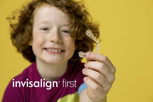 Invisalign First is a gentle treatment option for growing mouths!