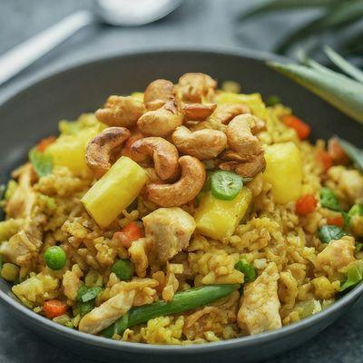 Pineapple Fried Rice (Hawaiian Fried Rice)