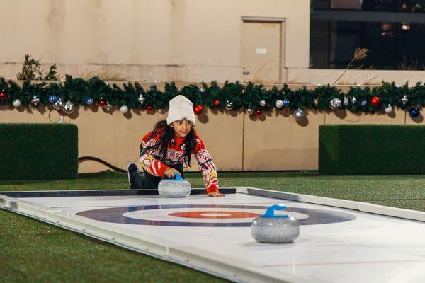 Curling lane fun