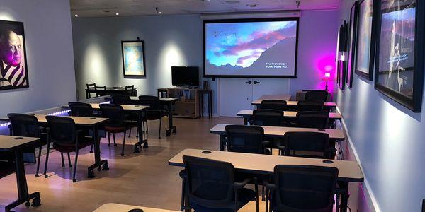 Our state of the art Training Center is clean, welcoming and intimate!