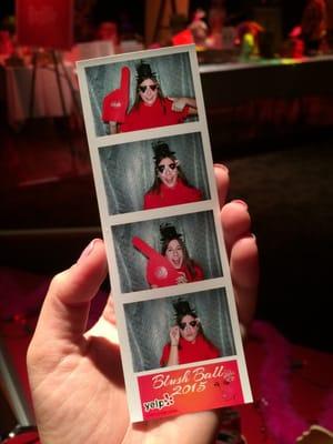 Having fun in the photo booth!!