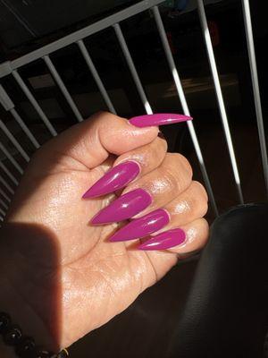 Stiletto nails