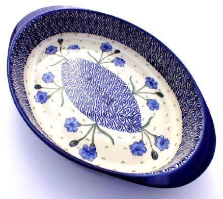 Polish Pottery 15" oval baker