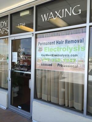 Key West Electrolysis is located within the All About You Day Spa in the Island City Plaza.