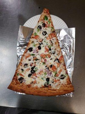 Veggie jumbo slice