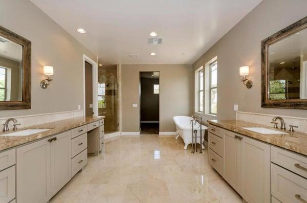 Master Bathroom Granite Countertops & Cabinets in Mesa, Gilbert Chandler AZ area