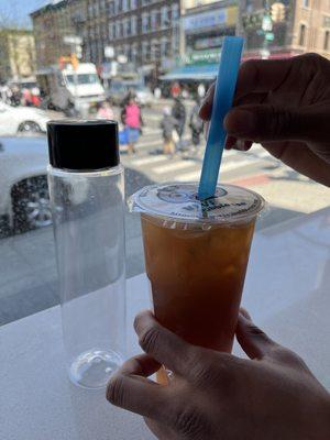 Peach Oolong Cold Brew with aloe $7.35