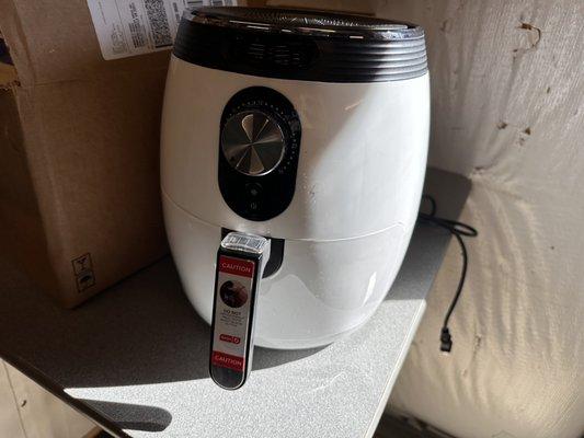 Donated air fryer