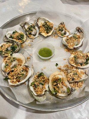 Grilled Oysters- Vietnamese style