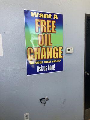 Great service!! Get free oil change after first visit