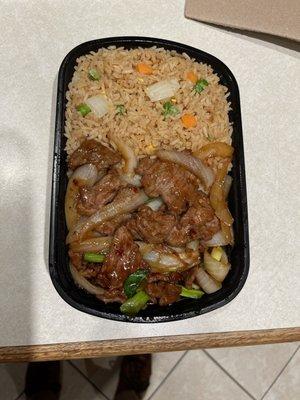 C33. Mongolian Beef Combo to go with