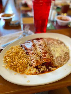 Ground beef enchiladas