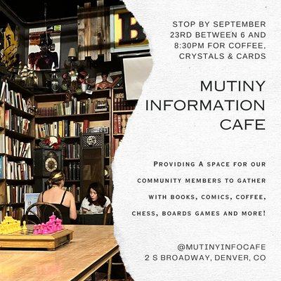 Mutiny Information Cafe Hosting Sacred Spaces For Tarot Card Readings