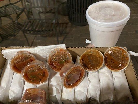 Taco Tuesday!!! And an horchata