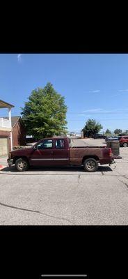 Maintenance parking in peoples spot