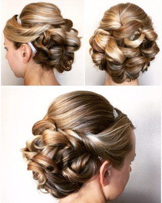 Wedding updo