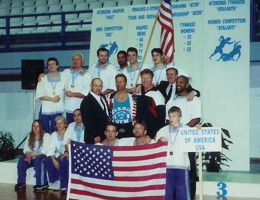 2000 World Pankration Championships in Athens, Greece with the gold.