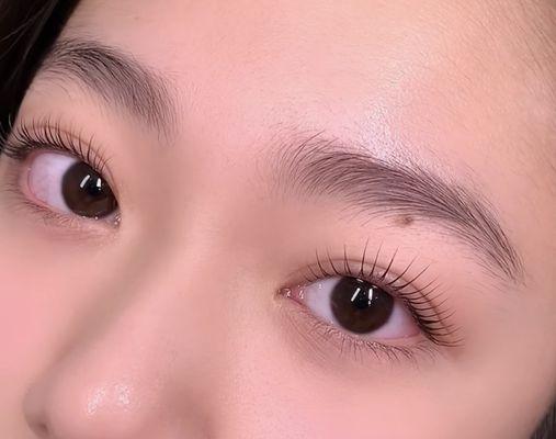 Keratin lash lift