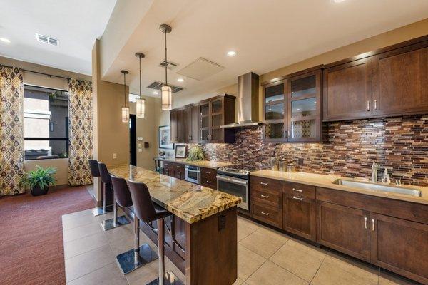 Resident Clubhouse Kitchen