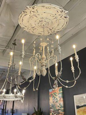 French Flea Market chandelier...$945