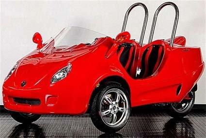 Scoot Coupe 3 Wheeled Car Rentals