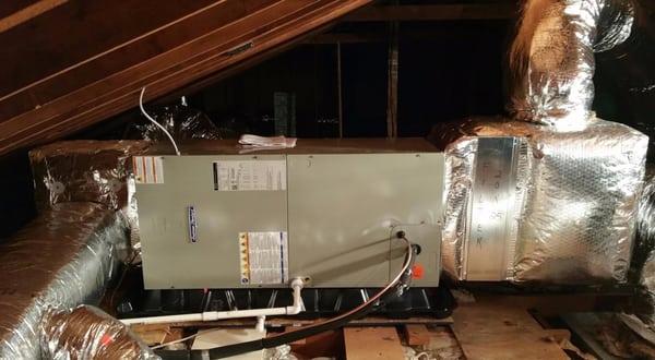 High efficiency air handler replacement