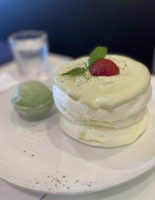 Matcha soufflé