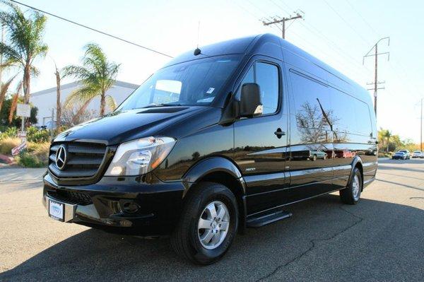 Our Mercedes Benz sprinter with executive seats.