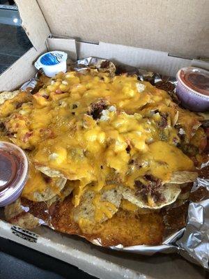 Nachos deluxe delicious