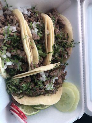 Steak tacos