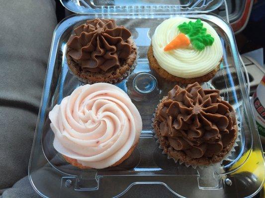 Chocolate, Strawberry and Carrot cake!