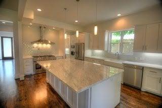 White Kitchen with White Carrara