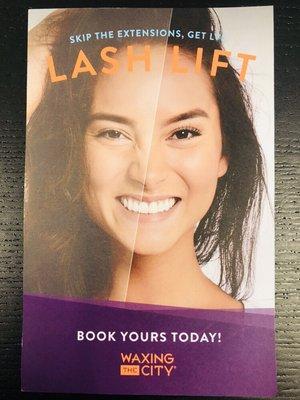 Our new service - Lash Lift!    WOW!!!