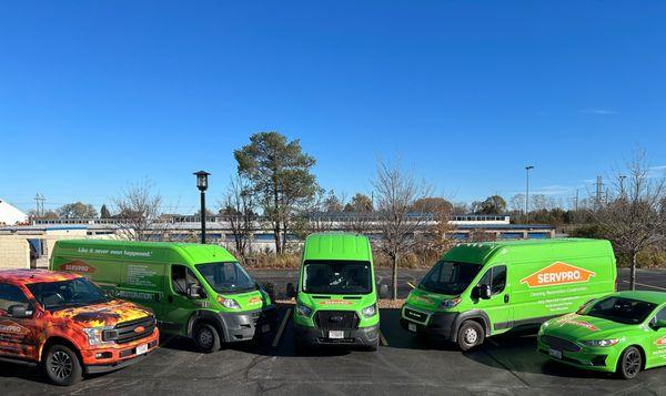 SERVPRO West Milwaukee vehicles