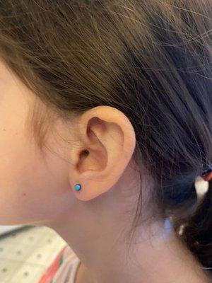 Child's Ear Piercing