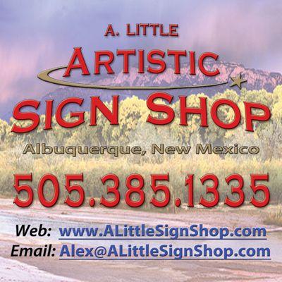 A Little Artistic Sign Shop