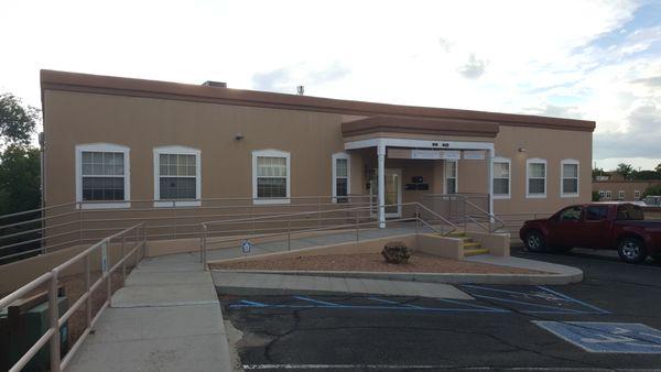 2019 Galisteo St., Building N10, view of the building entrance.