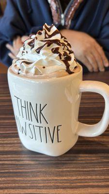 Hot Chocolate in a big funny mug