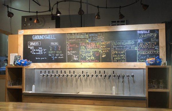 What's on tap