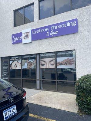 Liana eyebrow threading and spa