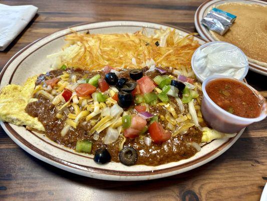 Duke's Chili Omelette