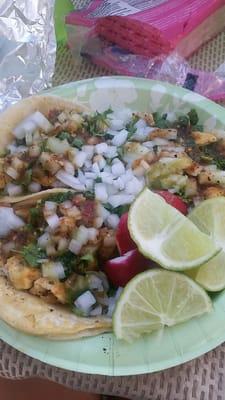 Chicken tacos!