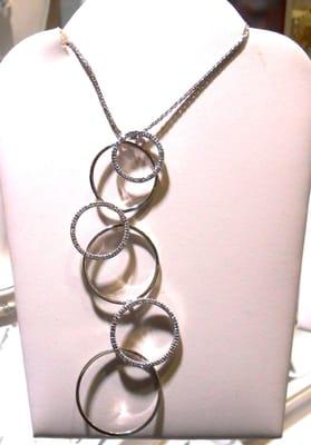 White Gold & Diamond Necklace